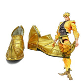 JoJo's Bizarre Adventure 3 Dio Brando Cosplay Schuhe Gold - cosplaycartde